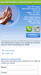 Mobile Screenshot of dallaspodiatrist.net